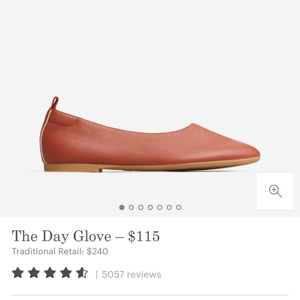 Everlane Dayglove Flat, Brick